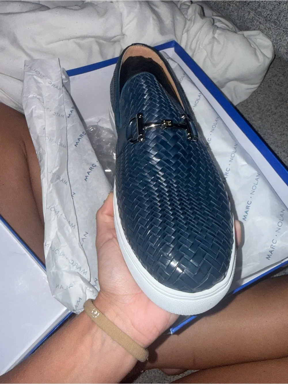 Mens Marc Nolan BOARDWALK BIT LOAFER SNEAKERS Size 15